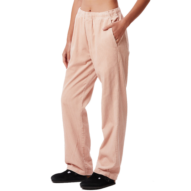obey 242000104 alta corduroy pant pink clay 