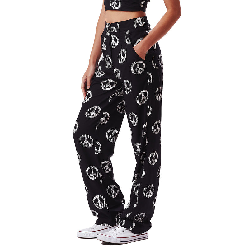 obey 242000109 peaceful pant black