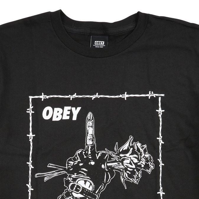 OBEY NO THANK YOU! TEE // BLACK-The Collateral
