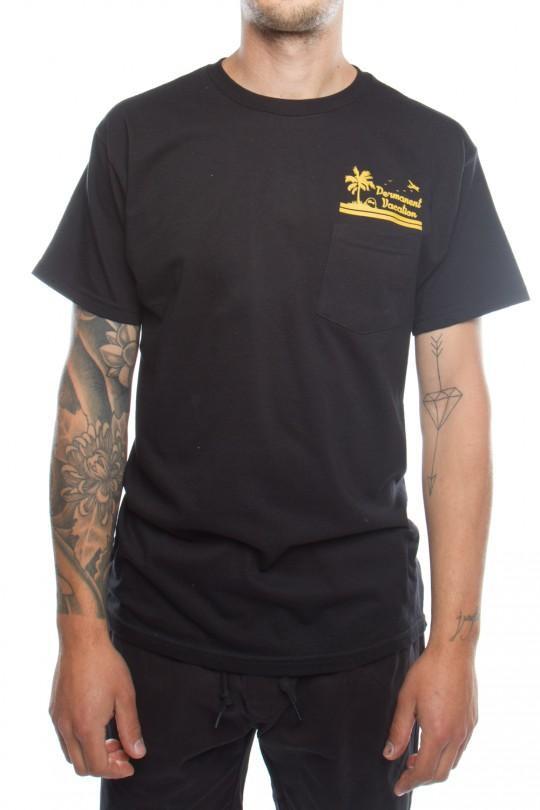 OBEY PERMANENT VACATION POCKET TEE // BLACK-The Collateral