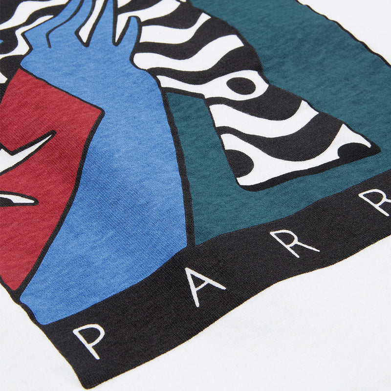 parra 47415 bird in hand t shirt white