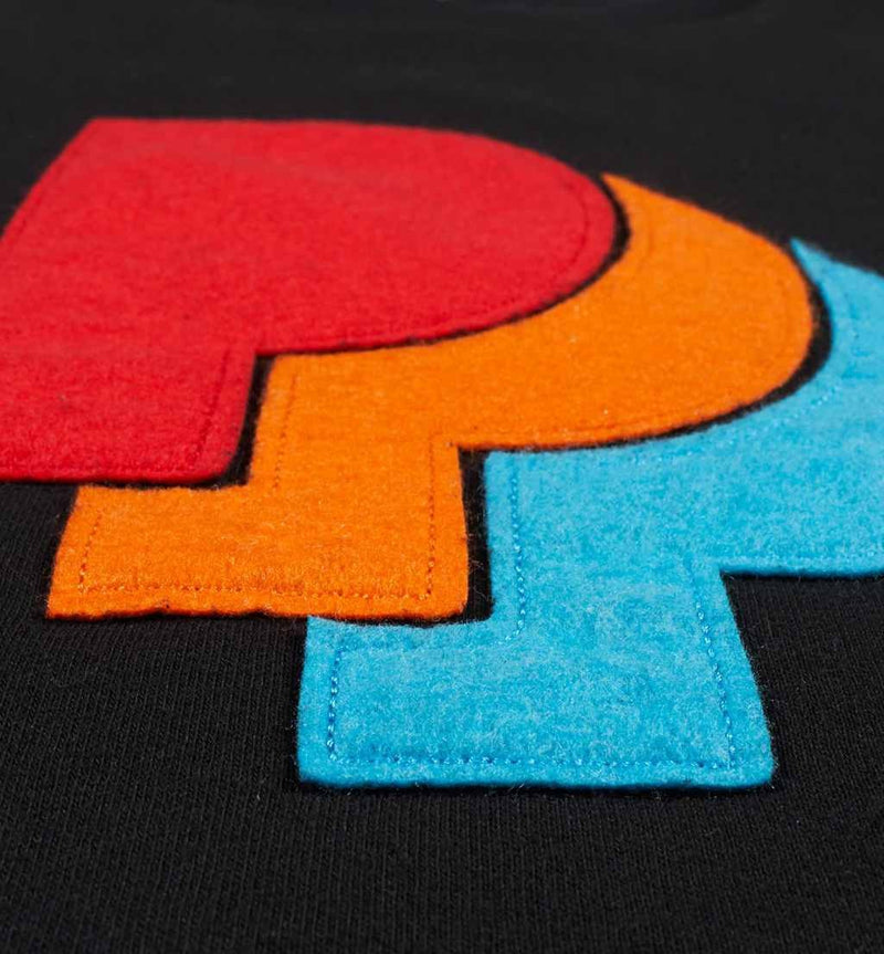 PARRA CREW NECK SWEATER PPPARRA // BLACK-The Collateral