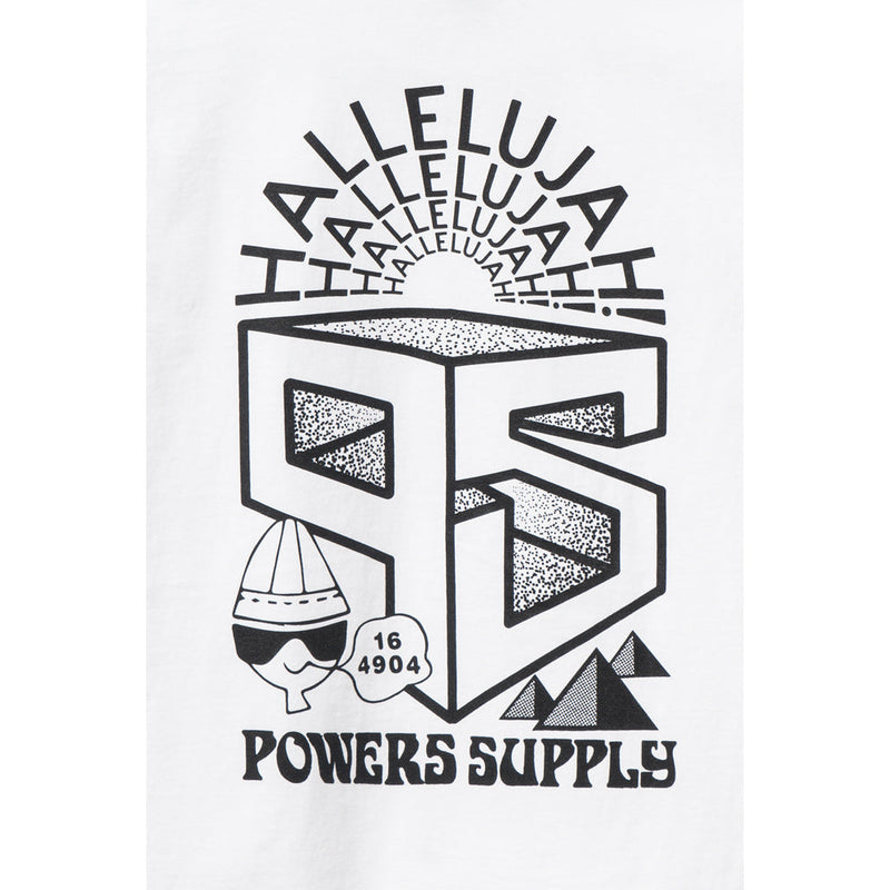 powers supply ps0707 ps collage ss tee white 