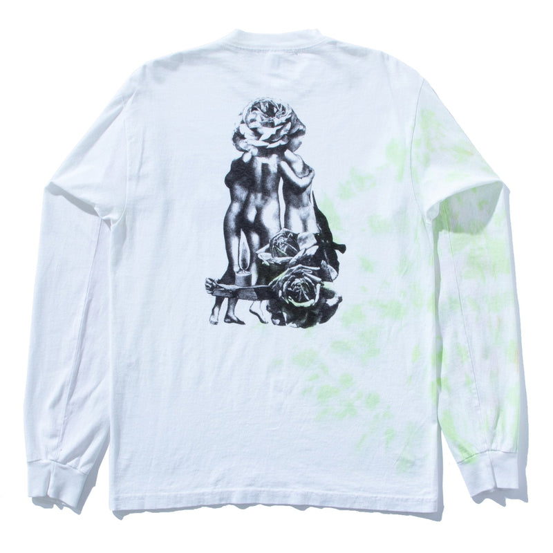 real bad man 0006 melty td ls tee white lime