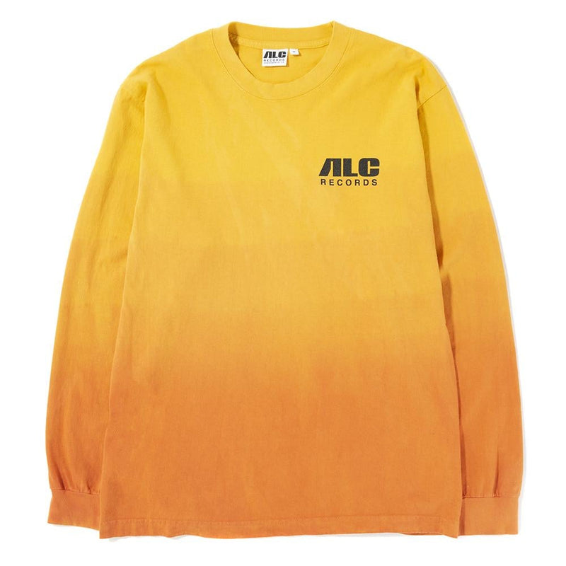 real bad man alc0003 alc records craft singles 11 btb l s t shirt sunburst dip dye 