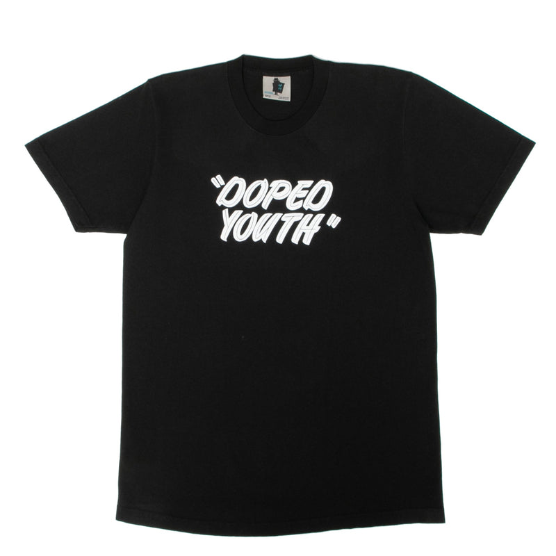 real bad man doped youth tee black