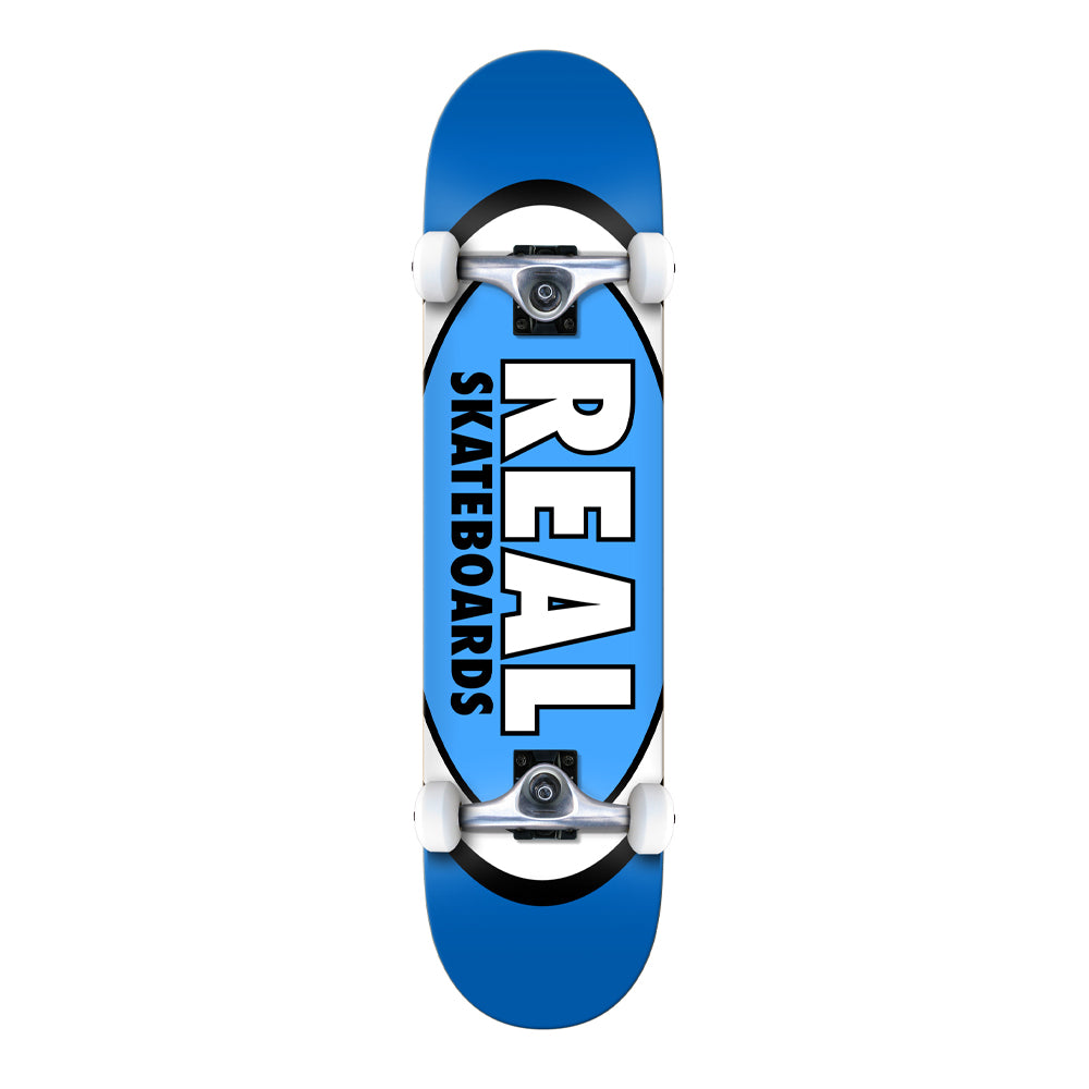real skateboards compblue classic oval complete blue