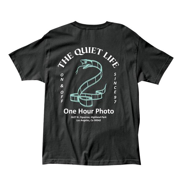 THE QUIET LIFE SNAKE FILM S/S TEE // BLACK