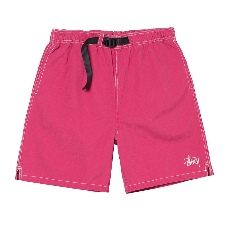 stussy 112283 ripstop mountain short magenta