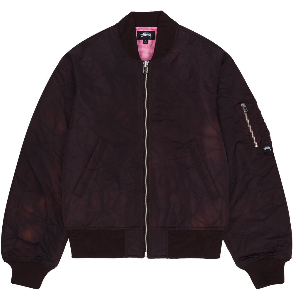 STUSSY DYED NYLON BOMBER