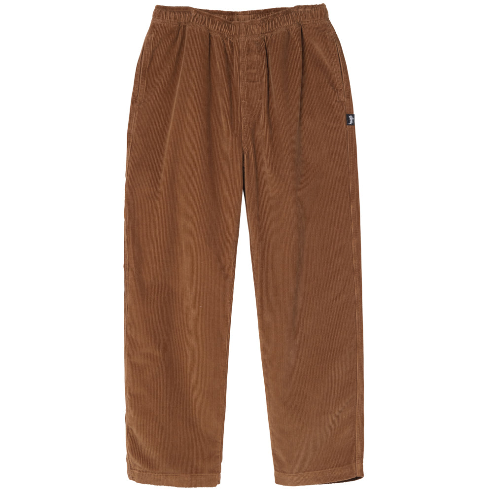 stussy 116567 wide wale cord beach pant copper