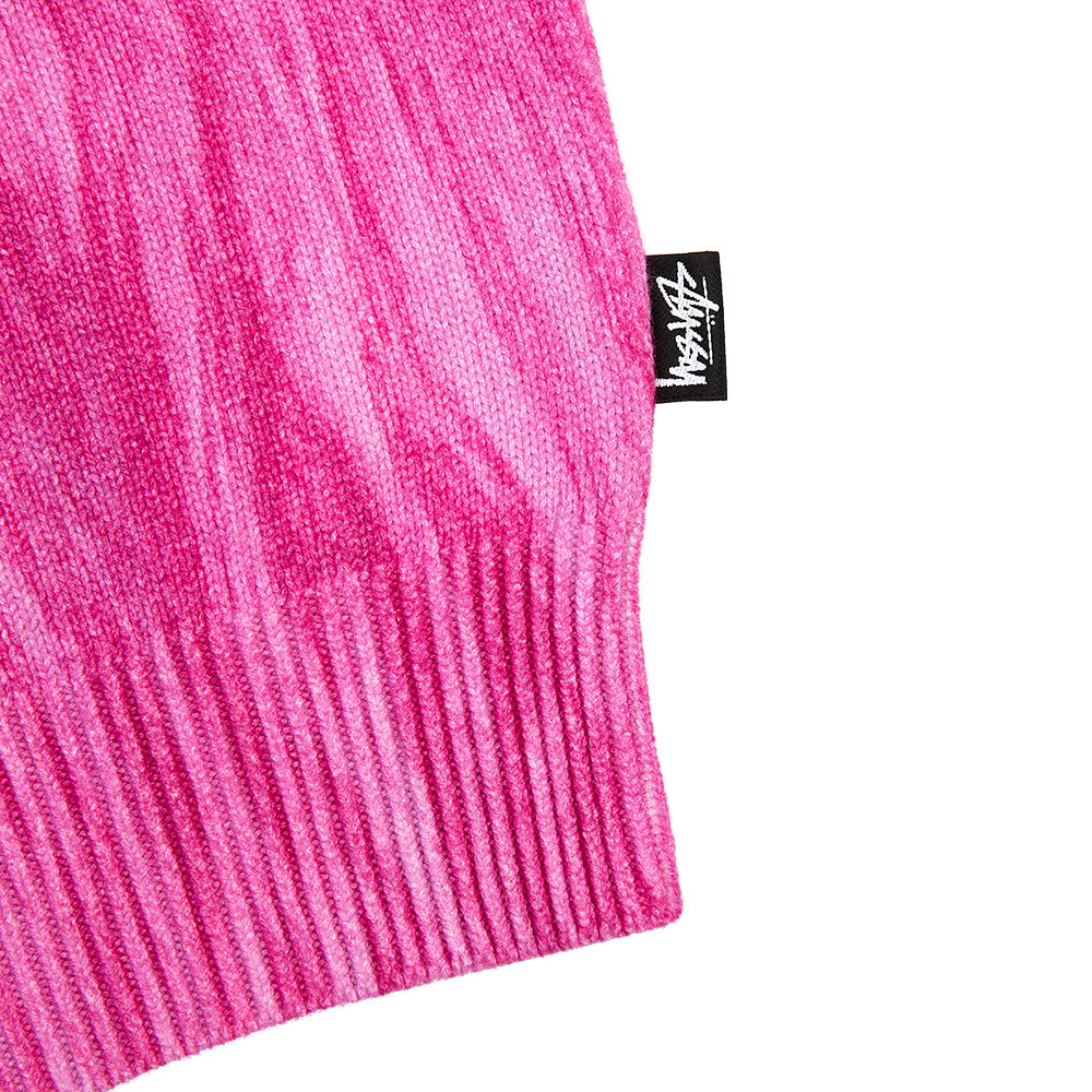stussy 117171 printed fur sweater pink