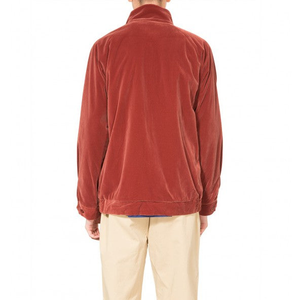 STÜSSY STÜSSY VELVET HARRINGTON JACKET // ROSE
