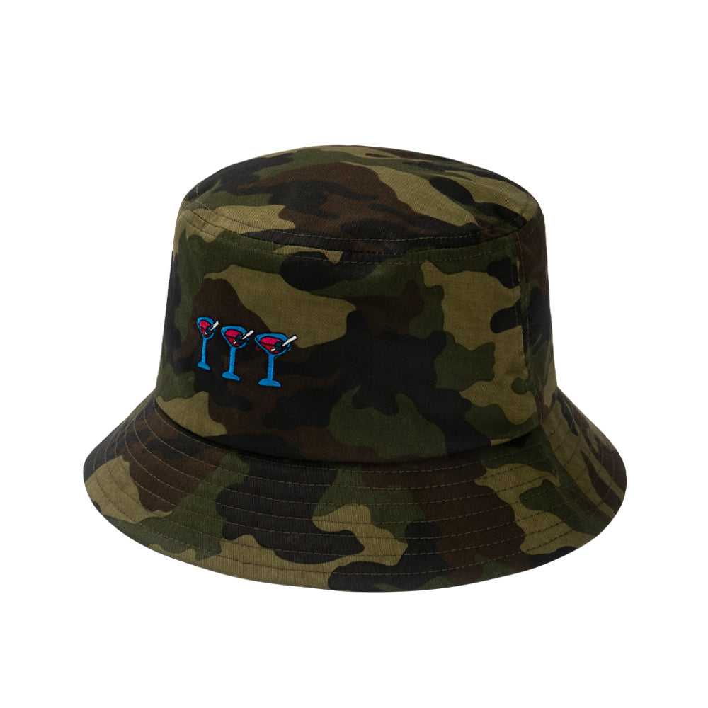 tired skateboards ts00163 dirty martini washed bucket hat camo