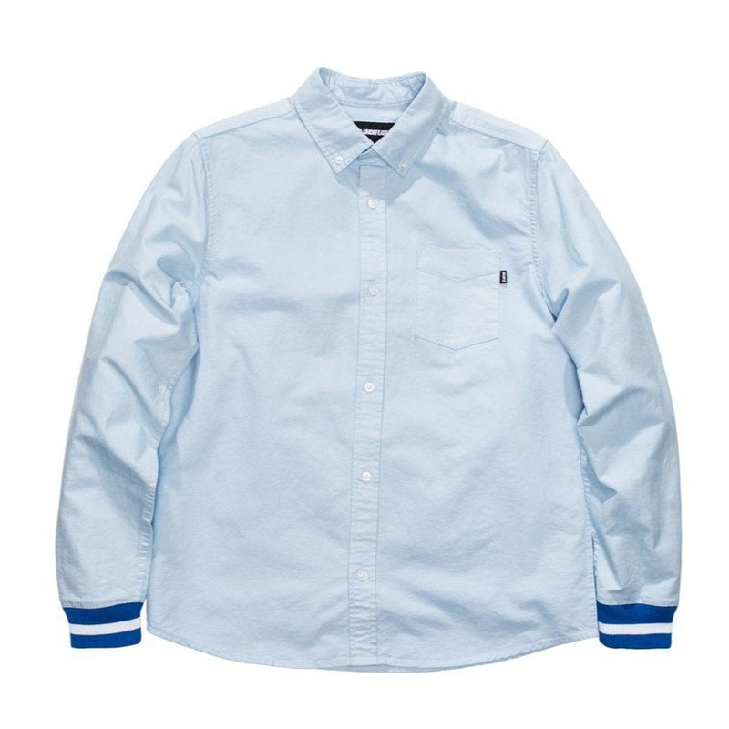 UNDEFEATED CUFF OXFORD L/SL SHIRT // LIGHT BLUE-The Collateral