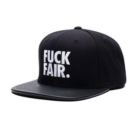 UNDEFEATED FUCK FAIR CAP // BLACK-The Collateral