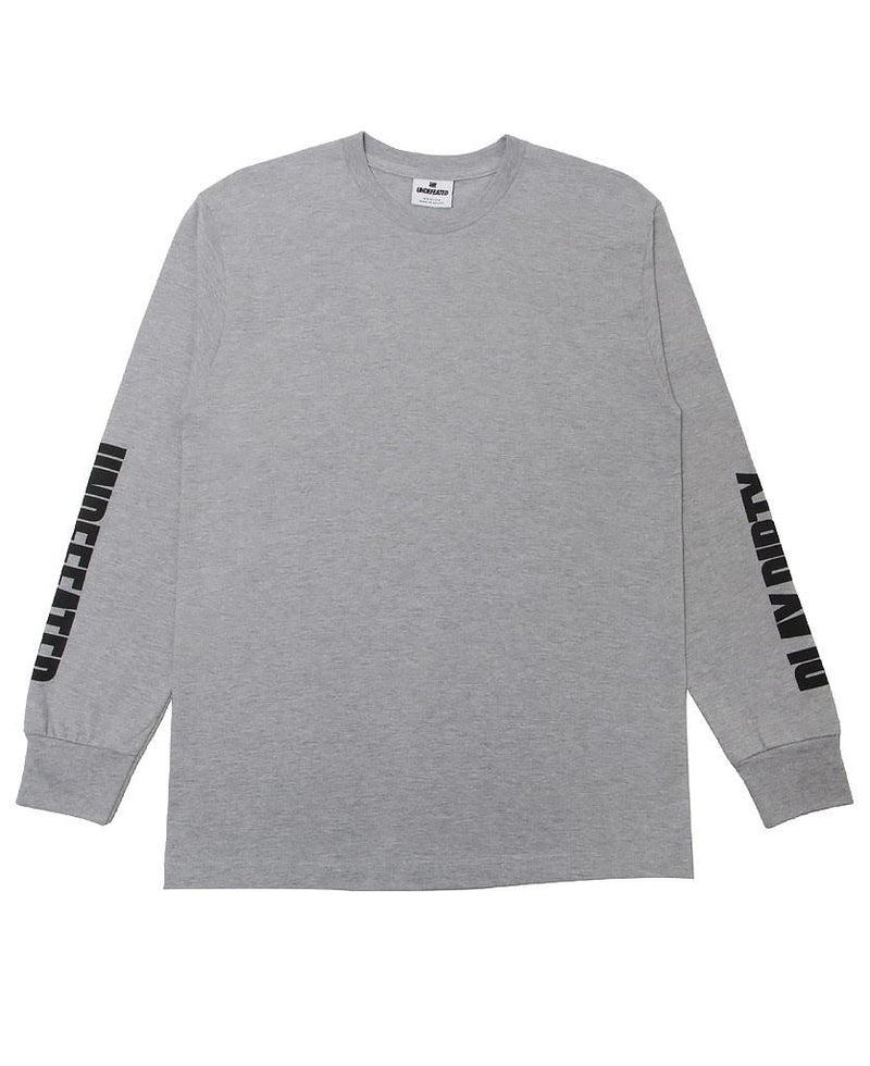 UNDEFEATED ONE TWO L/SL TEE // GREY HEATHER-The Collateral