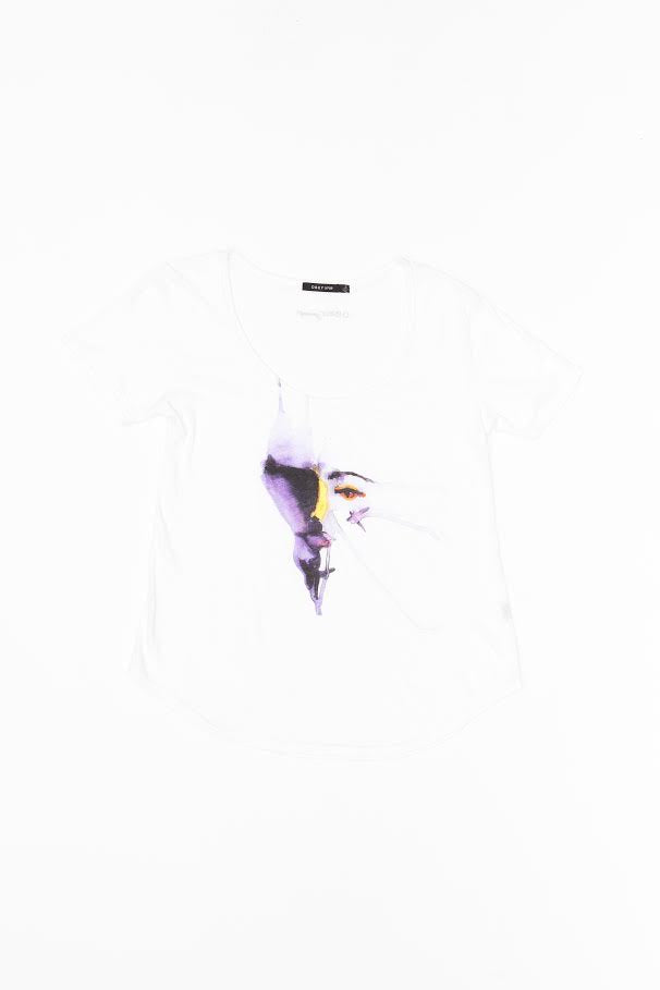 OBEY X NOEMI MANSER POLARITIES TEE // NATURAL