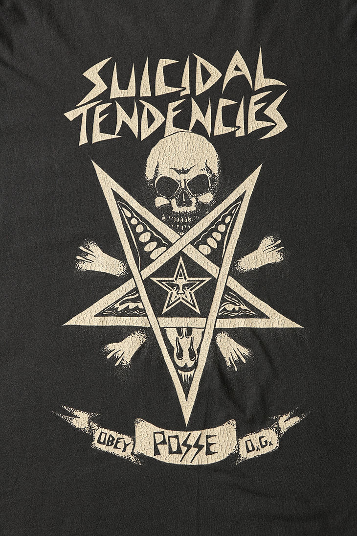 OBEY X SUICIDAL TENDENCIES POSSESSED TEE // DUSTY BLACK