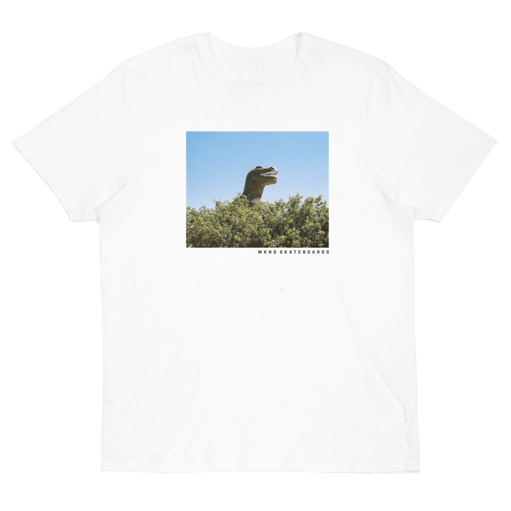 WKND DINO TEE // WHITE-The Collateral