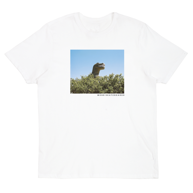 WKND DINO TEE // WHITE-The Collateral